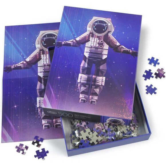 Astronaut 500 Piece Puzzle By Artist Imaginary Friends‎ Studios - Picture 6 of 6
